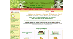 Desktop Screenshot of essentialoilcollection.com